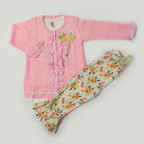 Girls Full Sleeves Tight Suit - Pink, Girls Suits, Chase Value, Chase Value