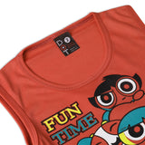 Newborn Boys Sando Suits - Orange, Newborn Boys Sets & Suits, Chase Value, Chase Value