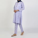 Women's Printed Stitched 3 PCS Suit - Lilac, Women Shalwar Suits, Chase Value, Chase Value