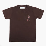 Boys Half Sleeves T-Shirt - Dark Brown, Boys T-Shirts, Chase Value, Chase Value