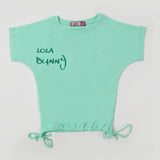 Eminent Girls Half Sleeves T-Shirt - Light Green, Girls T-Shirts, Eminent, Chase Value