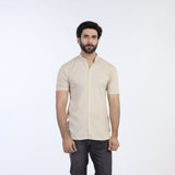 Eminent Men's Half Sleeves Polo Front Open Shirt - Beige, Men's Shirts, Eminent, Chase Value