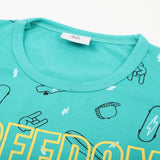 Boys Sando T-Shirt - Cyan, Boys Sando, Chase Value, Chase Value