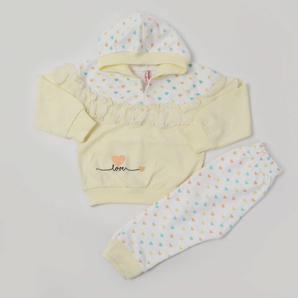 Girls Full Sleeve Tights Suit - Lemon, Girls Suits, Chase Value, Chase Value