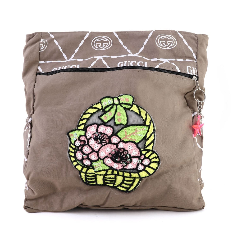Women's Fabric Bag - Beige, Women Bags, Chase Value, Chase Value