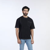 Eminent Men's Half Sleeves Printed T-Shirt - Black, Men's T-Shirts & Polos, Eminent, Chase Value