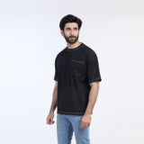 Eminent Men's Half Sleeves Printed T-Shirt - Black, Men's T-Shirts & Polos, Eminent, Chase Value