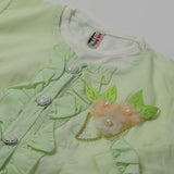 Girls Full Sleeves Tight Suit - Green, Girls Suits, Chase Value, Chase Value