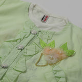 Girls Full Sleeves Tight Suit - Green, Girls Suits, Chase Value, Chase Value