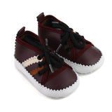 Newborn Boys ZigZag Lace Shoes, Newborn Caps, Shoes & Socks, Chase Value, Chase Value