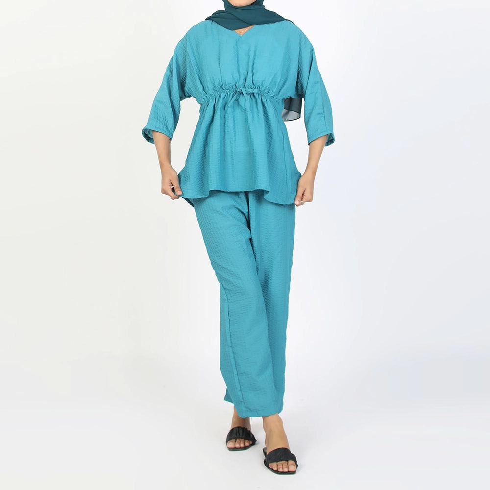 Women's Western Co-Ord Set - Steel Green, Women Co-Ord Set, Chase Value, Chase Value