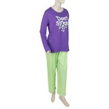 Women's Full Sleeves Night Suit - Purple, Women Night Suit, Chase Value, Chase Value