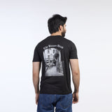 Men's Drop Shoulder Half Sleeves T-Shirt - Black, Men's T-Shirts & Polos, Chase Value, Chase Value