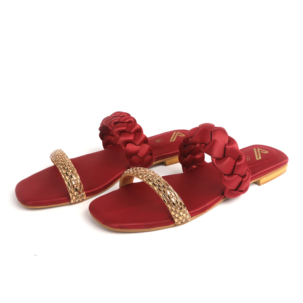 Women's Slipper - Maroon, Women Slippers, Chase Value, Chase Value