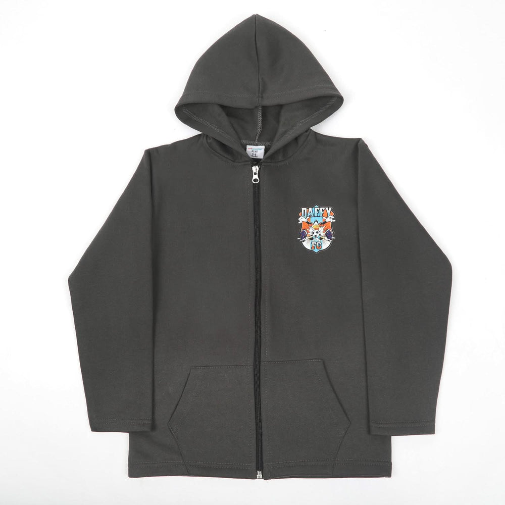 Boys Full Sleeves Hoodie - Dark Grey, Boys Hoodies & Sweat Shirts, Chase Value, Chase Value