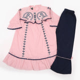 Girls Emborided Shalwar Suit - Baby Pink, Girls Shalwar Kameez, Chase Value, Chase Value
