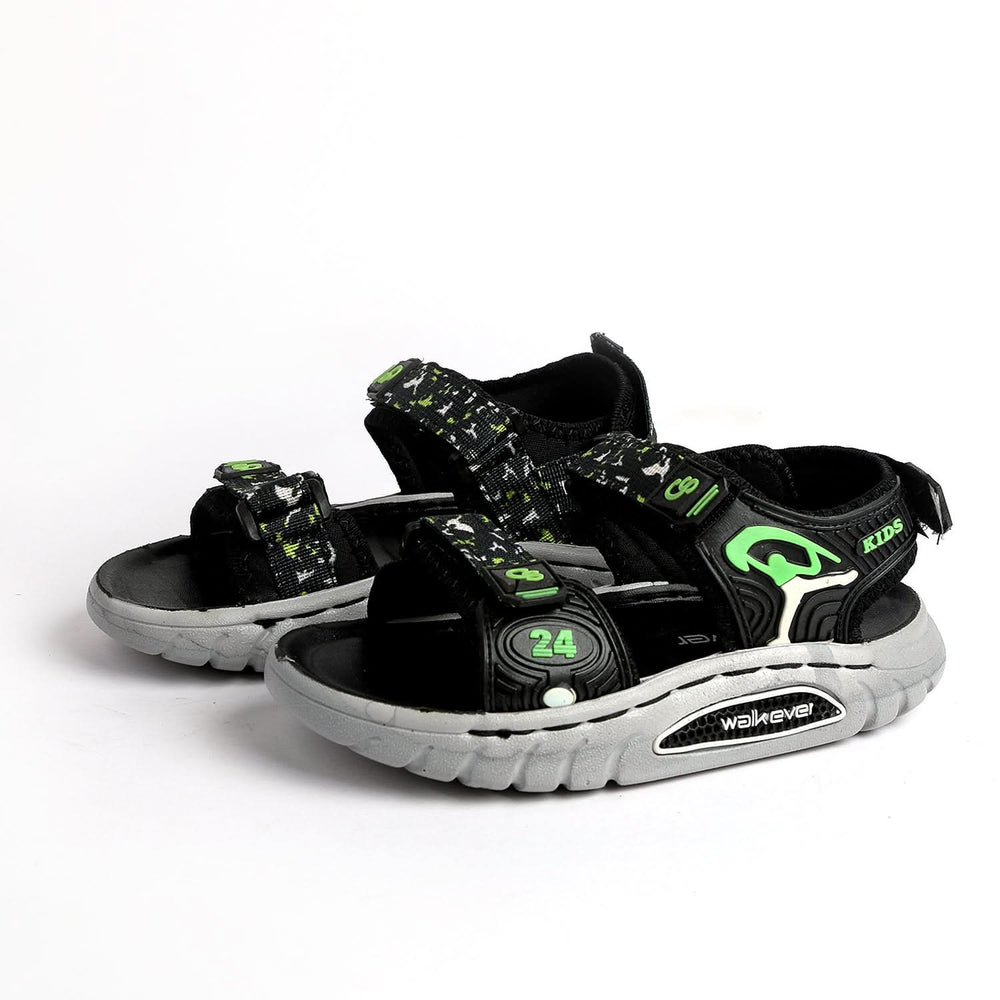 Boys Kito Sandal - Black, Boys Sandals, Chase Value, Chase Value