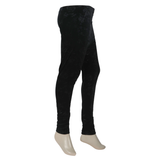 Women's Velvet Printed Tights - Black, Women Pants & Tights, Chase Value, Chase Value