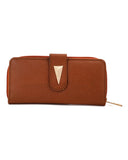 Women's Leather Zipper Wallet