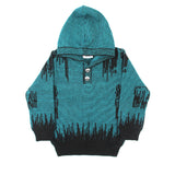 Eminent Boys Full Sleeves Hoodie Sweater - Turquoise & Black, Boys Sweaters, Eminent, Chase Value