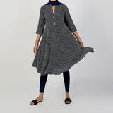 Women's Jalpari Printed Kurti - Navy Blue, Women Ready Kurtis, Chase Value, Chase Value