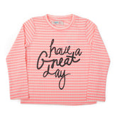 Girls Full Sleeves T-Shirt - Pink, Girls T-Shirts, Chase Value, Chase Value