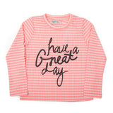 Girls Full Sleeves T-Shirt - Pink, Girls T-Shirts, Chase Value, Chase Value