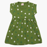 Girls Independence Day Frock - Green, Girls Frocks, Chase Value, Chase Value