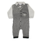 Newborn Boys Rompers - Black & Gray, Newborn Boys Rompers, Chase Value, Chase Value