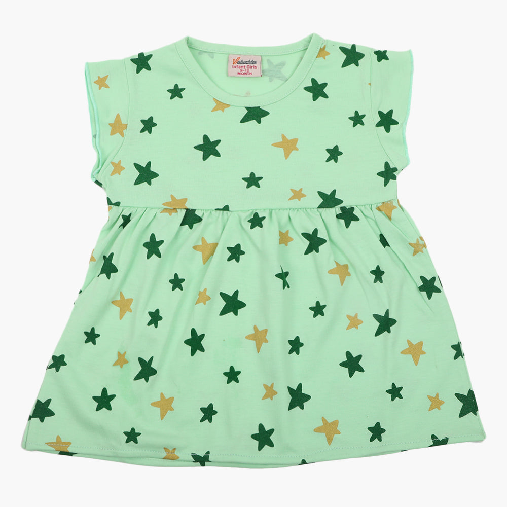 Newborn Girls Independence Frock - Green, Newborn Girls Frocks, Chase Value, Chase Value