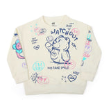 Girls Full Sleeves Sweat Shirt - Cream, Girls Hoodies & Sweat Shirts, Chase Value, Chase Value