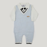 Newborn Boys Rompers - Light Blue & White, Newborn Boys Rompers, Chase Value, Chase Value