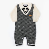 Newborn Boys Rompers - Charcoal, Newborn Boys Rompers, Chase Value, Chase Value