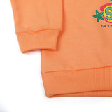 Girls Full Sleeves Sweat Shirt - Peach, Girls Hoodies & Sweat Shirts, Chase Value, Chase Value