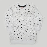 Girls Full Sleeves Sweat Shirt - White, Girls Hoodies & Sweat Shirts, Chase Value, Chase Value