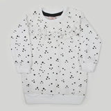 Girls Full Sleeves Sweat Shirt - White, Girls Hoodies & Sweat Shirts, Chase Value, Chase Value
