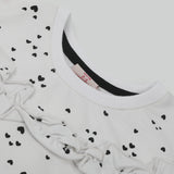 Girls Full Sleeves Sweat Shirt - White, Girls Hoodies & Sweat Shirts, Chase Value, Chase Value