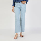 Women's Wide Leg Denim - Light Blue, Women Pants & Tights, Chase Value, Chase Value