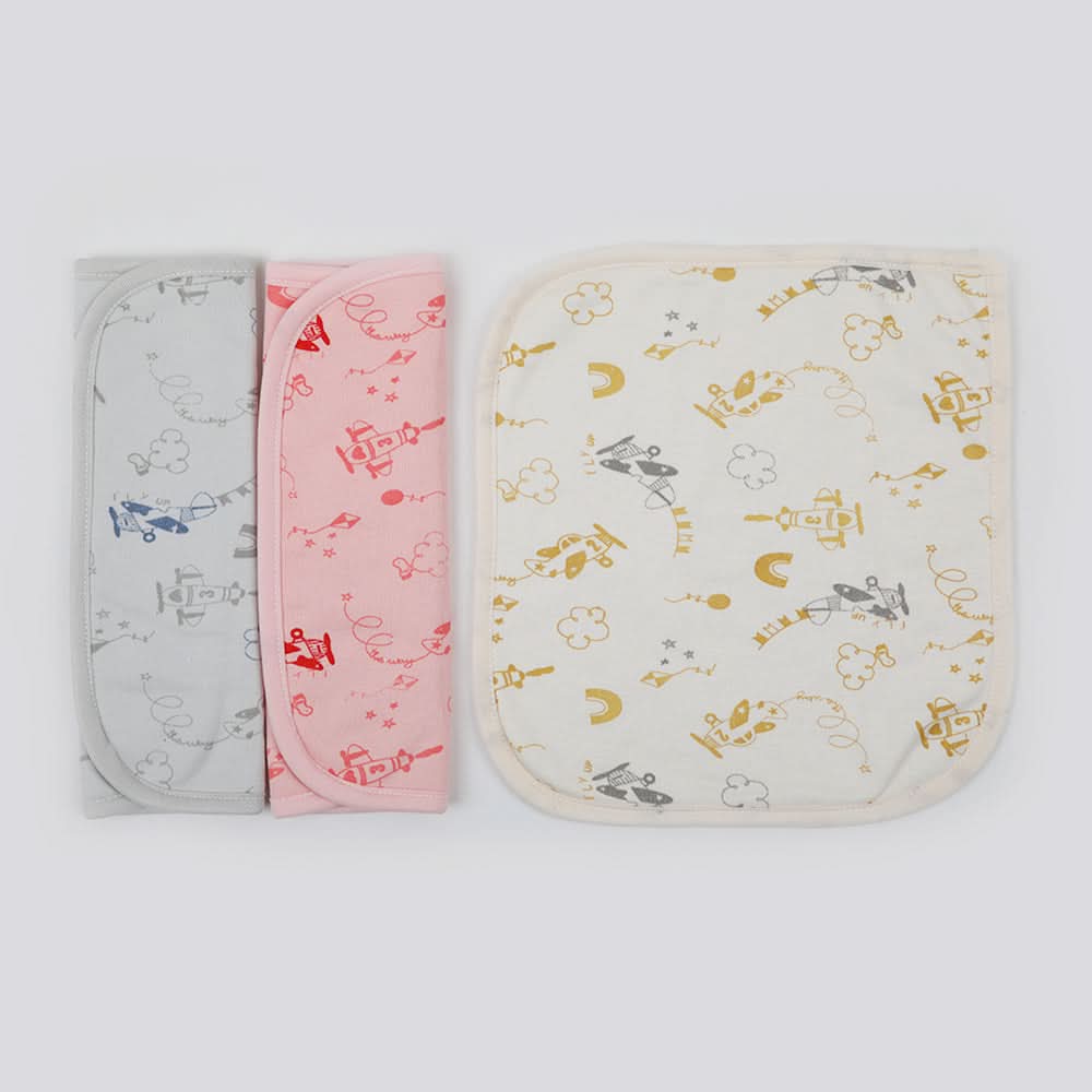 Valuable Face Towel Pack of 3 - Multi Color, Face Towels, Chase Value, Chase Value
