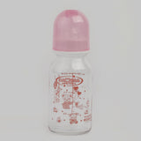 Glass Feeder Bottle 4oz - Pink, Feeding Supplies, Chase Value, Chase Value