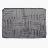 Embossed Towel Floor Mat - Grey, Mats, Chase Value, Chase Value