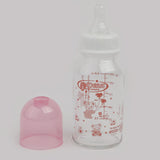 Glass Feeder Bottle 4oz - Pink, Feeding Supplies, Chase Value, Chase Value