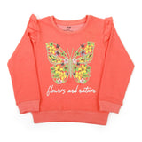 Girls Full Sleeves Sweat Shirt - Red, Girls Hoodies & Sweat Shirts, Chase Value, Chase Value