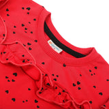 Girls Full Sleeves Sweat Shirt - Dark Pink, Girls Hoodies & Sweat Shirts, Chase Value, Chase Value