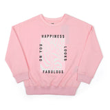 Girls Full Sleeves Sweat Shirt - Baby Pink, Girls Hoodies & Sweat Shirts, Chase Value, Chase Value