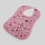 Valuable Baby Apron Bib 1 pcs - Pink, Bibs & Towels, Chase Value, Chase Value