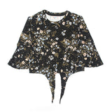 Girls Full Sleeves Knitted Top - Black, Girls Tops, Chase Value, Chase Value