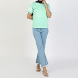 Eminent Women's Half Sleeves Printed T-Shirt - Saturated, Women T-Shirts & Tops, Eminent, Chase Value