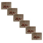 6 Pcs Table Mat Set - Placemats & Stain Resistant, Table Mat & Cover, Chase Value, Chase Value