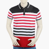 Men's Half Sleeves Fancy Polo T-Shirt - Red, Men's T-Shirts & Polos, Chase Value, Chase Value